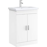  Kabinetski ormarić ispod umivaonika Bijela 56 x 37,5 x 81 cm | shoptok.hr