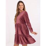 Sublevel Dress-D10040Z30289-dark pink | Shoptok.si