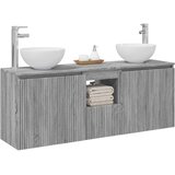  Set ormarića za kupaonicu 3 kom. Siva Sonoma 49,5 x 35 x 63 cm | shoptok.hr