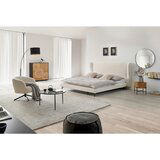 Livetastic OBLAZINJENA POSTELJA 181 cm x 201 cm , les, kovina, tekstil bela | Shoptok.si