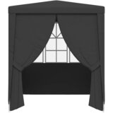  Profesionalni šator za zabave 2 x 2 m antracit 90 g/m² | shoptok.hr