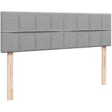  Okvir kreveta s madraca svijetlosivi 140x200cm tkanine | shoptok.hr