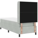  Krevet s opruga kutije Svijetlo siva 80 x 200 cm Baršun | shoptok.hr