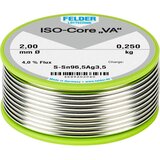  ISO-Core ''VA'' spajkalna palica tuljava Sn96\,5Ag3\,5 0.250 kg 2 mm, (20428767) Cene