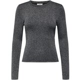 Jacqueline De Yong Puloverji JDYPLUM LUREX L/S O-NECK PULLOVER KNT 15330569 Siva Cene