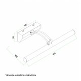 Vesta 138 ZIDNA LAMPA LED 5W 4000K
