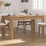  Blagovaonski stol Artisan hrast 140x74,5x76 cm izrađeno drvo | shoptok.hr