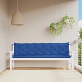 vidaXL Blazina za vrtno klop 2 kosa modra 200x50x7cm oxford tkanina Cene
