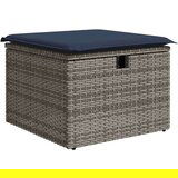  Vrtna garnitura - 7-dijelni set vrtnih sofa sivi od poliratana - Siva sa spremištem 5 | shoptok.hr