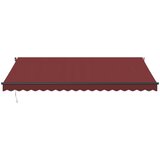 Tenda na automatsko uvlačenje s LED svjetlima bordo 450x350 cm | shoptok.hr