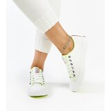 Cross Jeans White women's sneakers with color | Shoptok.si