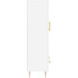  Visoka komoda bijela 69,5 x 31 x 115 cm od konstruiranog drva | shoptok.hr