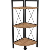 MID.YOU Kotni Regal Insasi 2, Barva Hrasta, Črna | Shoptok.si