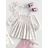 Babies` dress & cap - Ebenovina