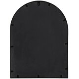  Vrtno ogledalo crno 60 x 45 cm željezno za vanjsku upotrebu | Eponuda.com