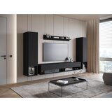 P & B Dnevni Regal Amadeo 2, Črna, 4-Delno | Shoptok.si
