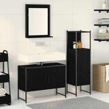  Set namještaja za kupaonicu 3 kom. Crna 33 x 33 x 113.5 cm | Shoptok.si