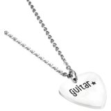 IZMAEL Ogrlica Guitar - Srebrna | Shoptok.si