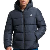 Superdry Zimska jakna nočno modra / bela | Shoptok.si