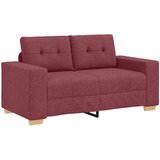 SOFA 2 kom. Vinska crvena Platnasta tkanina | shoptok.hr