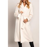 Fenzy Eleganten Dolg Plašč Canossa, Krem | Shoptok.si