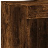  Komoda s LED svjetlima boja dimljenog hrasta 81x37x100 cm | shoptok.hr