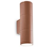 Ideal Lux - Spoljašnje zidno svetlo GUN 1xGU10/35W/230V 21 cm IP44 braon | Eponuda.com