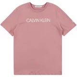 Calvin Klein Jeans Majica staro roza / bela