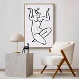  Slika - Uncertain Encouragement (1 Part) Vertical 80x120 U prirodnom drvenom okviru | shoptok.hr