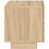  Noćni ormarić s LED svjetlima boja hrasta sonome 70x36x40,5 cm | shoptok.hr