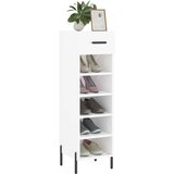 vidaXL Ormarić za cipele sjajni bijeli 30x35x105 cm konstruirano drvo | shoptok.hr