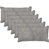  Presvlaka za jastuk 6 pcs HOUTEN Svjetlosiva 40 x 70 cm Slike