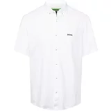 BOSS Green Košulja 'Motion' crna / prljavo bijela