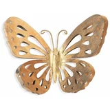 Wallity Zidni ukras u zlatnoj boji Butterfly