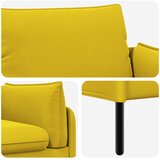 SOFA za dvije osobe 2-sjedalo Žuta 188 x 81 x 89 cm Bar&amp;scaron;un Slike
