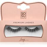 SOSU Cosmetics Premium Lashes umetne trepalnice odtenek 1 kos Cene