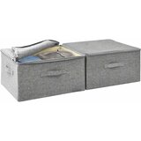  Kutije za pohranu 2 kom od tkanine 43 x 34 x 23 cm sive | shoptok.hr