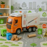 Garbage Truck City Lights Sounds Orange | Shoptok.si
