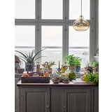 Bloomingville Rjava viseča svetilka s steklenim senčilom ø 30 cm Azizi – | Shoptok.si