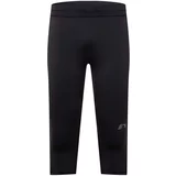 New Line Športne hlače srebrno-siva / črna