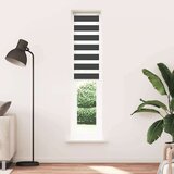 vidaXL idaXL Zebra senčilo črna 45x230 cm tkanina širina 40,9 cm poliester | Shoptok.si