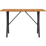  Vrtna sofa 3-sjed s jastucima i stolom od crnog poliratana | shoptok.hr