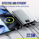ALLITY prijenosna baterija APB-100 PD QC 22.5W 10000 mAh siva | shoptok.hr
