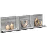 Maison Chic Stenska omarica - Zidna omarica 100x16,5x30 cm siva sonoma inženirski les iu262, (22062999) | Shoptok.si
