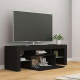 TV omarica z LED lučkami črna 120x35x40 cm, (20731931) | Shoptok.si