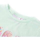  Dječja majica svijetla boja mente | shoptok.hr