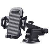 INF Sesalni nosilec za telefon 2v1, črn, za armaturo in steklo, 50-100mm, (5000284037) | Shoptok.si