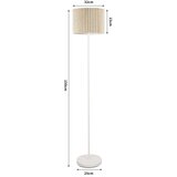  brilagi - podna lampa nordic wave 1xE27/15W/230V lan/bela | Eponuda.com
