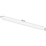  Stenska svetilka PINNE 200 bela, (21347385) | Shoptok.si