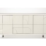 White Label Svetlo siva komoda 55x120x40 cm Funk – | Shoptok.si